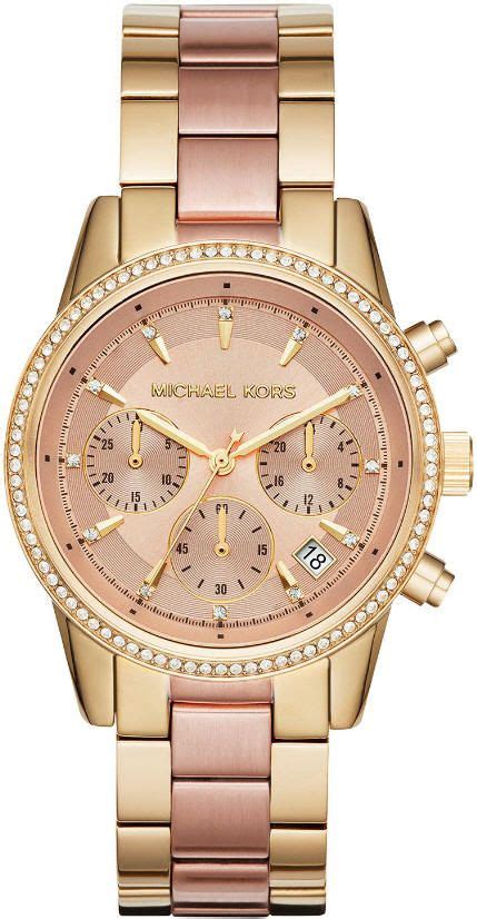 michael kors damen-uhren mk6475|Michael Kors Women's Ritz Gold.